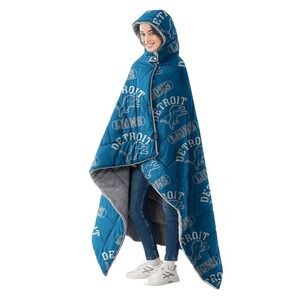 Detroit Lions NFL Outdoor Wearable 54"x72" Blanket